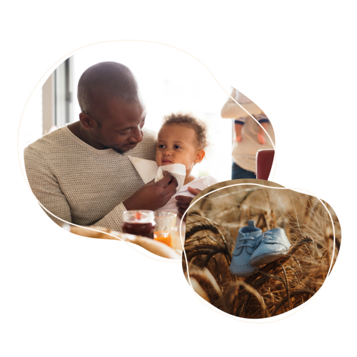 Pere qui donne a manger &agrave; son enfant - Les Aliz&eacute;es - Aliz&eacute;e Pegorier - Accompagnement grossesse - post-partum - parentalit&eacute; - Accueil