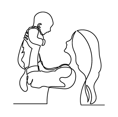 Ilustration - Les Aliz&eacute;es - Aliz&eacute;e Pegorier - Accompagnement grossesse - post-partum - parentalit&eacute; - M&egrave;re enfant